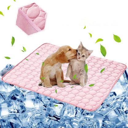 Dog and Cat Cooling Mat - Pink