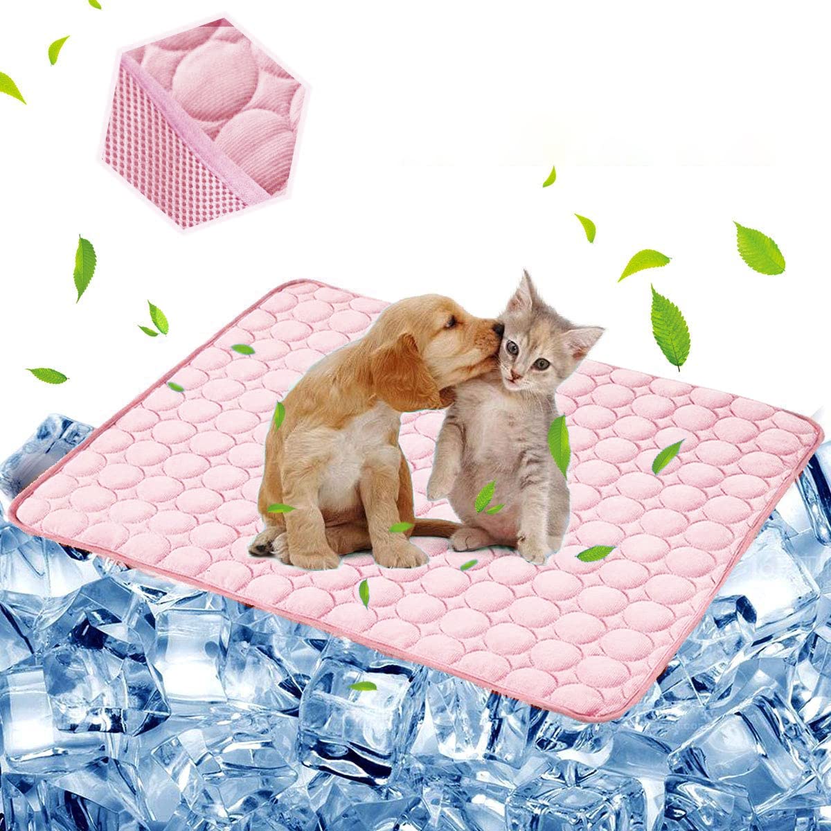 Dog and Cat Cooling Mat - Pink